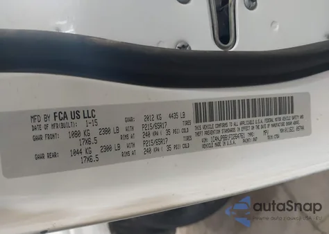 2015 Jeep Patriot Sport z USA, uszkodzony, nr VIN 1C4NJPBB1FD264761